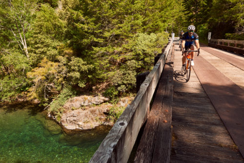 Bicycling the Elk River in Oregon