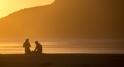 Golden Sunset on the Southern Oregon Coast. Photo by Steve Dimock.