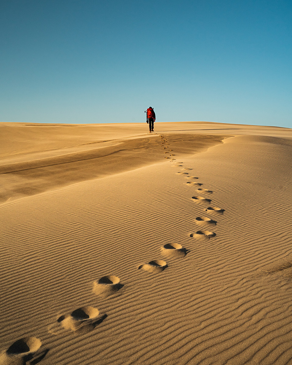 Hiking Dunes John Dellenback Trail Lakeside Oregon 2 by Ken Hagen and Anton Hugo