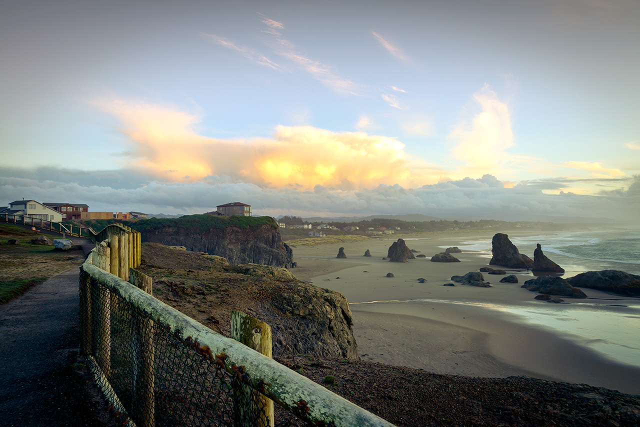 Face Rock Viewpoint in Bandon, Oregon 