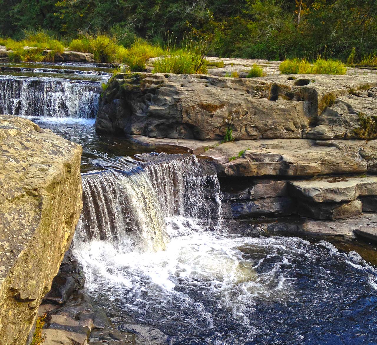 Smith River Falls in Reedsport, Oregon