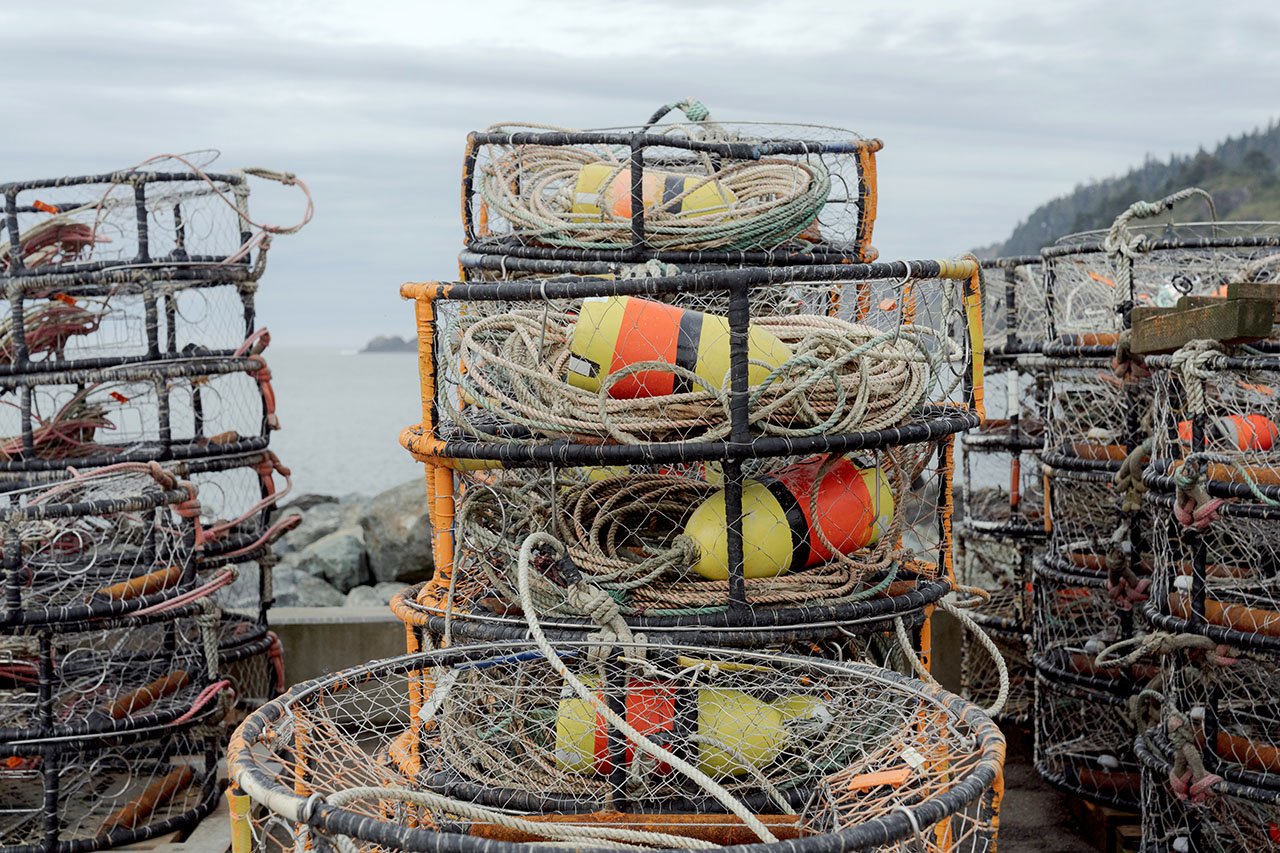 Crabbing Pots Port Orford Oregon by Snow Peak USA