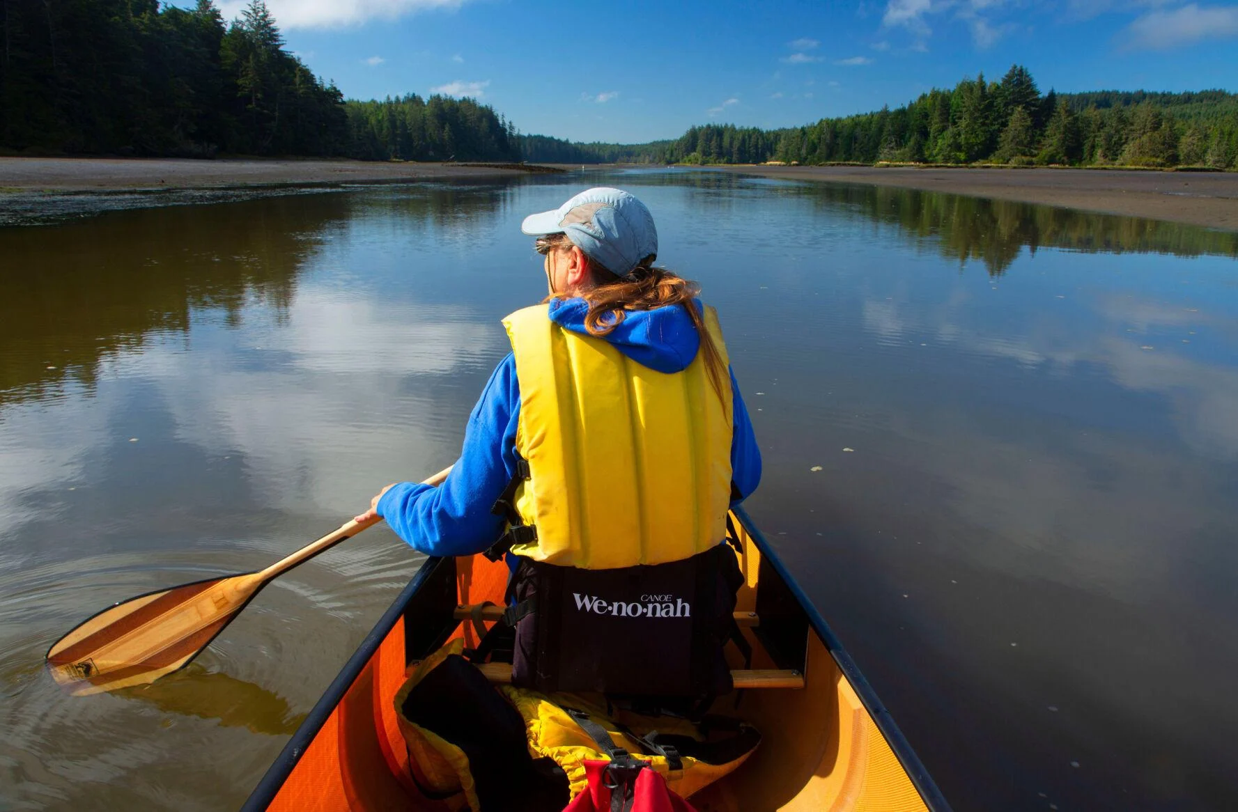 Canoeing South Slough Charleston Oregon