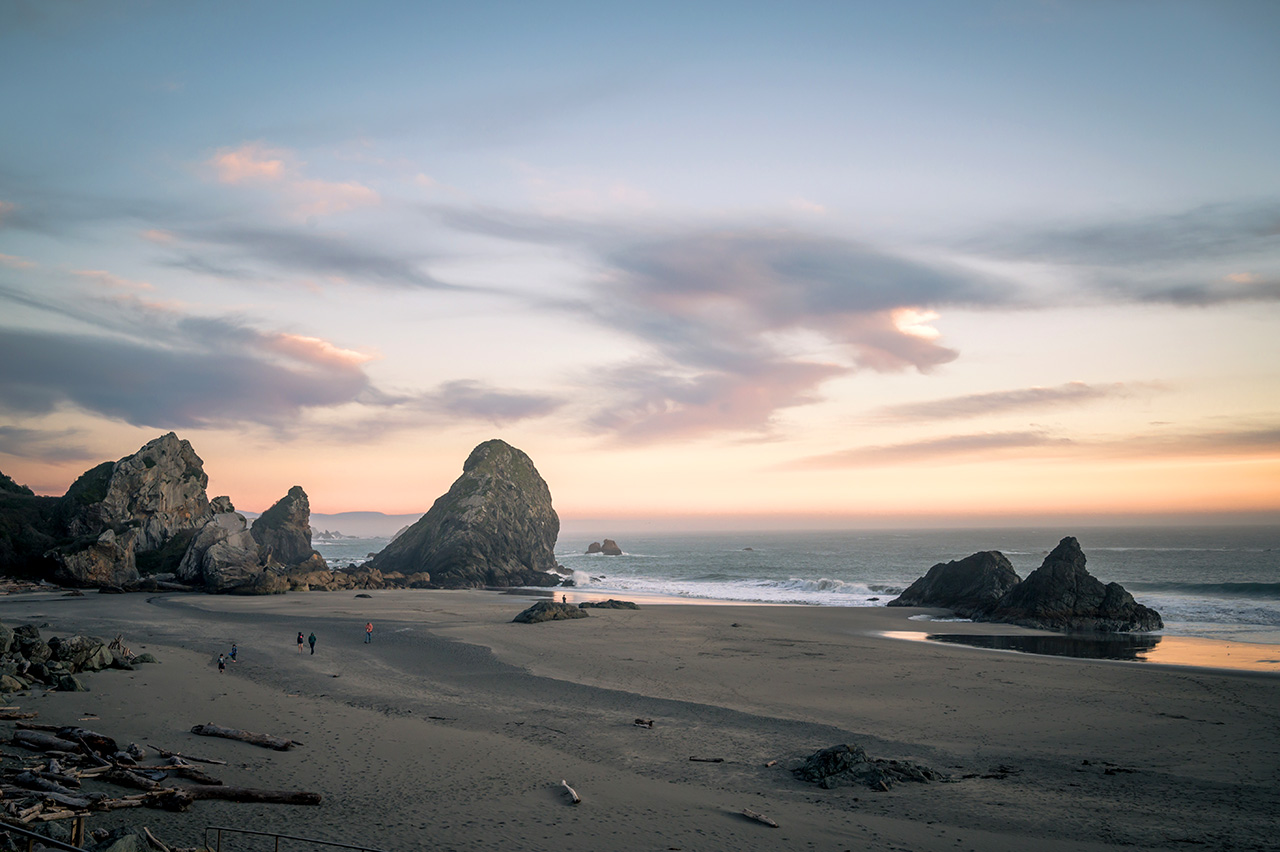 Harris Beach Brookings by Manuela Durson