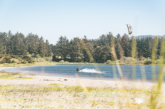 Kiteboarding Floras Lake Langlois Oregon by KimmyGustafson