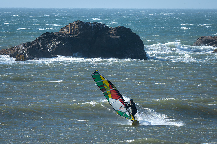 Windsurfing Pistol River Gold Beach Oregon by Matte Hanna